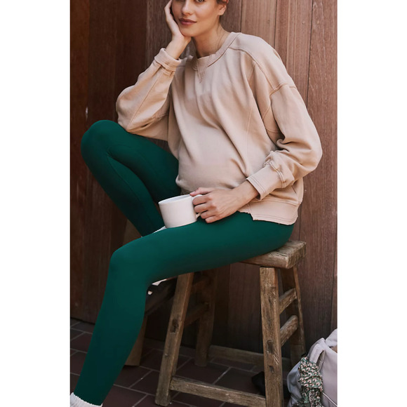 NWT FP Movement x Hatch Intercept Maternity Pullover Sweatshirt,‎ Desert Sand, M - Picture 1 of 5